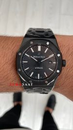 Audemars Piguet Royal Oak Siyah Kadran 15400ST Venom PVD Black Replika Saat