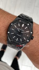 Audemars Piguet Royal Oak Siyah Kadran 15400ST Venom PVD Black Replika Saat