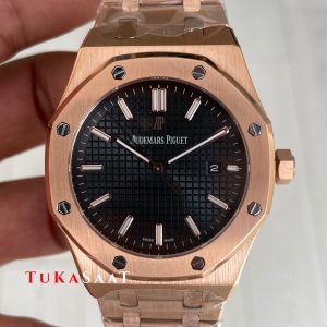Audemars Piguet Royal Oak Siyah Kadran 15510OR 50th Anniversary Rose Replika Saat