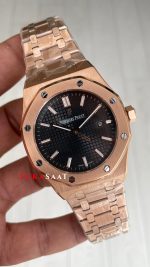 Audemars Piguet Royal Oak Siyah Kadran 15510OR 50th Anniversary Rose Replika Saat