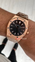 Audemars Piguet Royal Oak Siyah Kadran 15510OR 50th Anniversary Rose Replika Saat