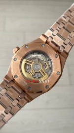 Audemars Piguet Royal Oak Siyah Kadran 15510OR 50th Anniversary Rose Replika Saat