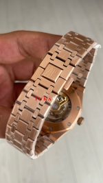 Audemars Piguet Royal Oak Siyah Kadran 15510OR 50th Anniversary Rose Replika Saat