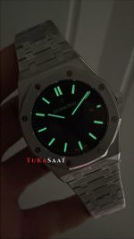Audemars Piguet Royal Oak Siyah Kadran 15510ST Replika Saat