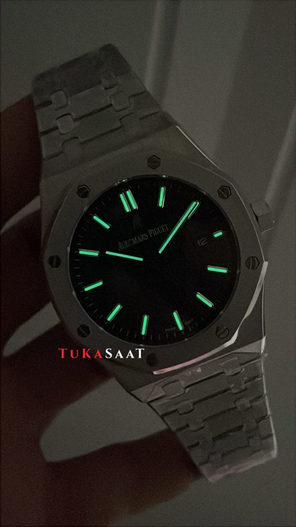 Audemars Piguet Royal Oak Siyah Kadran 15510ST Replika Saat