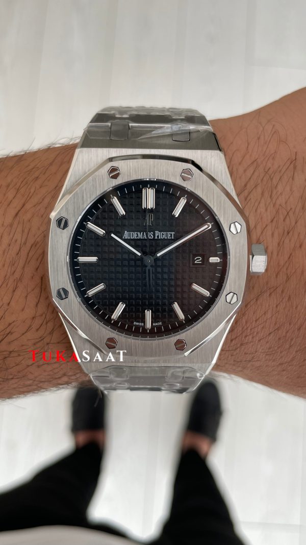 Audemars Piguet Royal Oak Siyah Kadran 15510ST Replika Saat