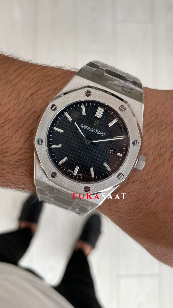 Audemars Piguet Royal Oak Siyah Kadran 15510ST Replika Saat