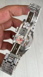Audemars Piguet Royal Oak Skeleton 15407ST Double Balance iskelet Diamond Silver Replika Saat