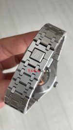Audemars Piguet Royal Oak Skeleton 15407ST Double Balance iskelet Silver Replika Saat