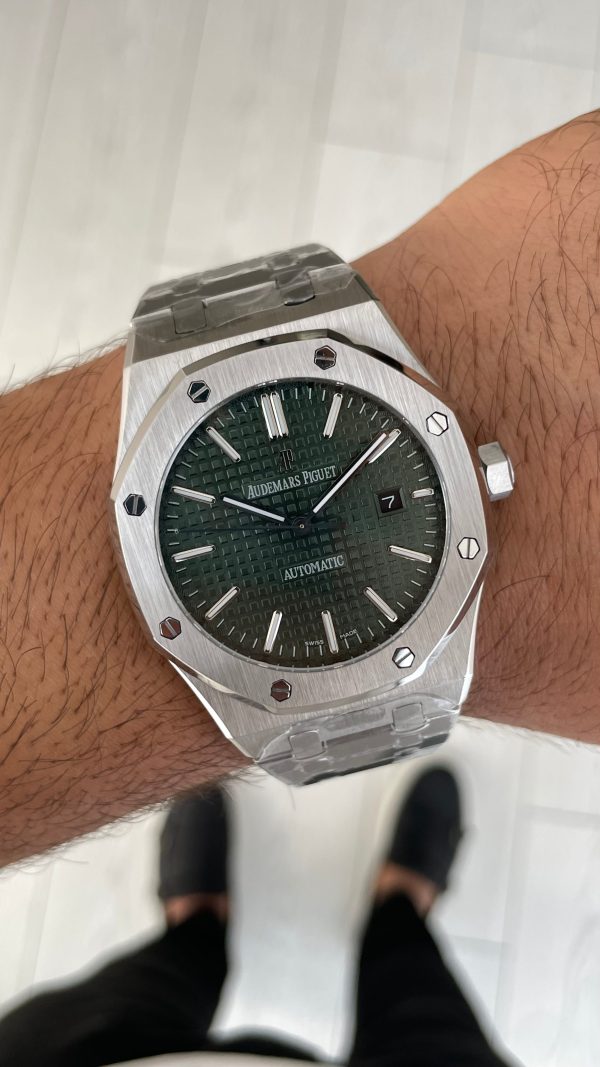 Audemars Piguet Royal Oak Yeşil Kadran 15400ST Replika Saat Audemars Piguet Royal Oak Yeşil Kadran 15400ST Replika Saat