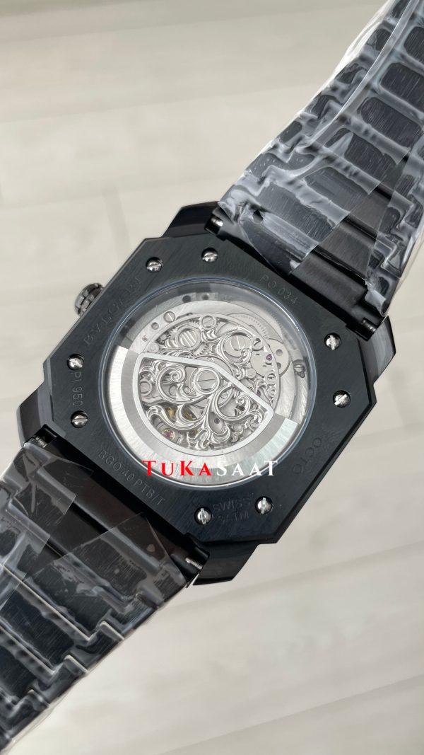 Bulgari Octo Finissimo Extra Thin 103077 Mat Black Eta Replika Saat Bulgari Octo Finissimo Extra Thin 103077 Mat Black Eta Replika Saat