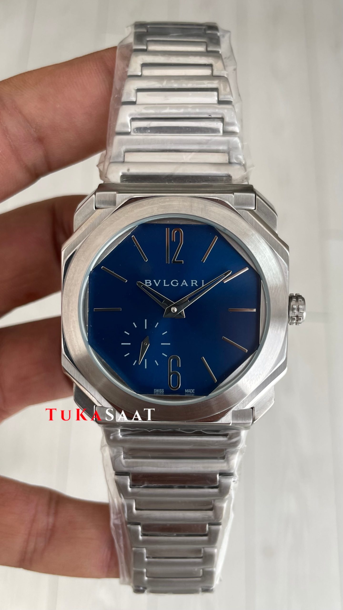 Bulgari Octo Finissimo Extra Thin 103297 Mavi Kadran Eta Replika Saat Bulgari Octo Finissimo Extra Thin 103297 Mavi Kadran Eta Replika Saat