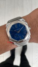 Bulgari Octo Finissimo Extra Thin 103297 Mavi Kadran Eta Replika Saat