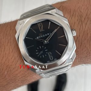 Bulgari Octo Finissimo Extra Thin 103297 Siyah Kadran Eta Replika Saat