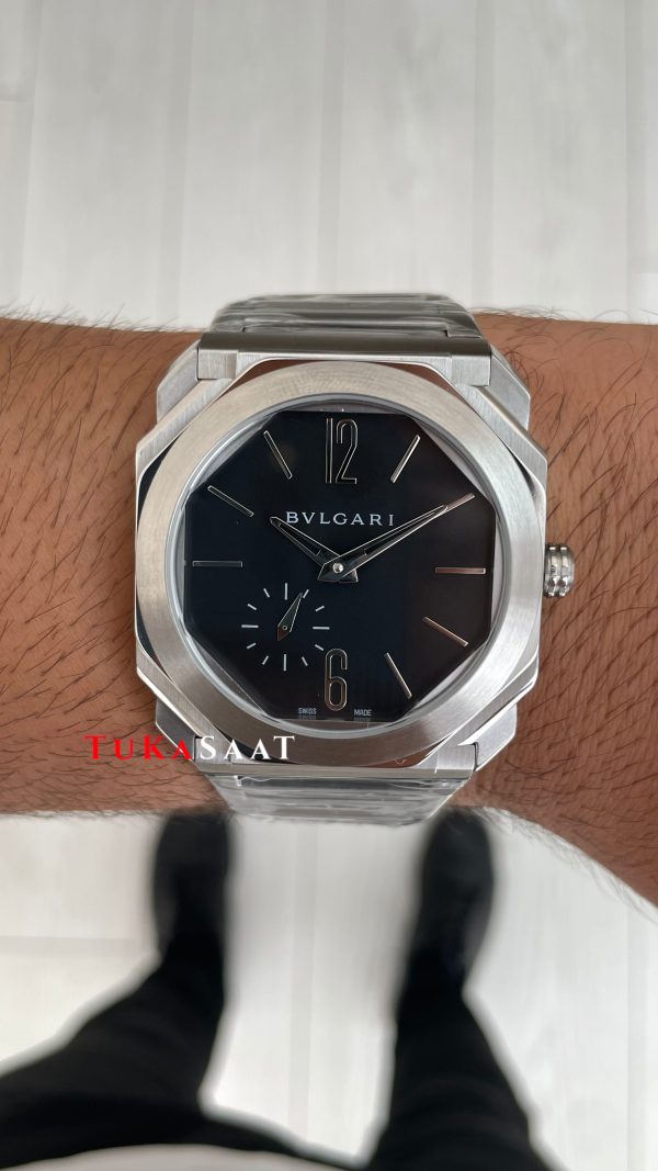 Bulgari Octo Finissimo Extra Thin 103297 Siyah Kadran Eta Replika Saat Bulgari Octo Finissimo Extra Thin 103297 Siyah Kadran Eta Replika Saat