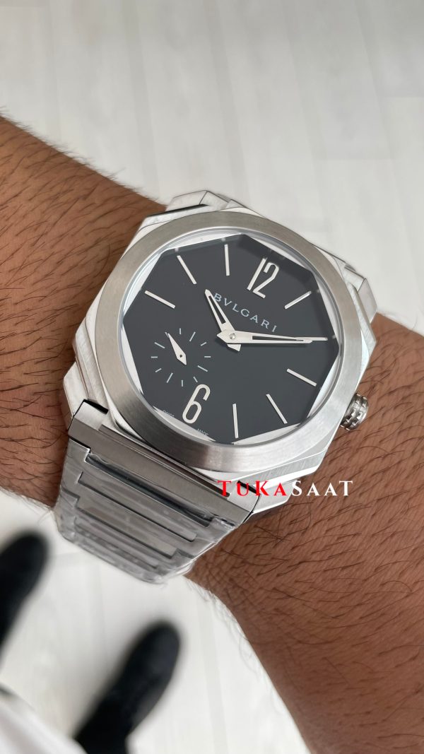 Bulgari Octo Finissimo Extra Thin 103297 Siyah Kadran Eta Replika Saat Bulgari Octo Finissimo Extra Thin 103297 Siyah Kadran Eta Replika Saat