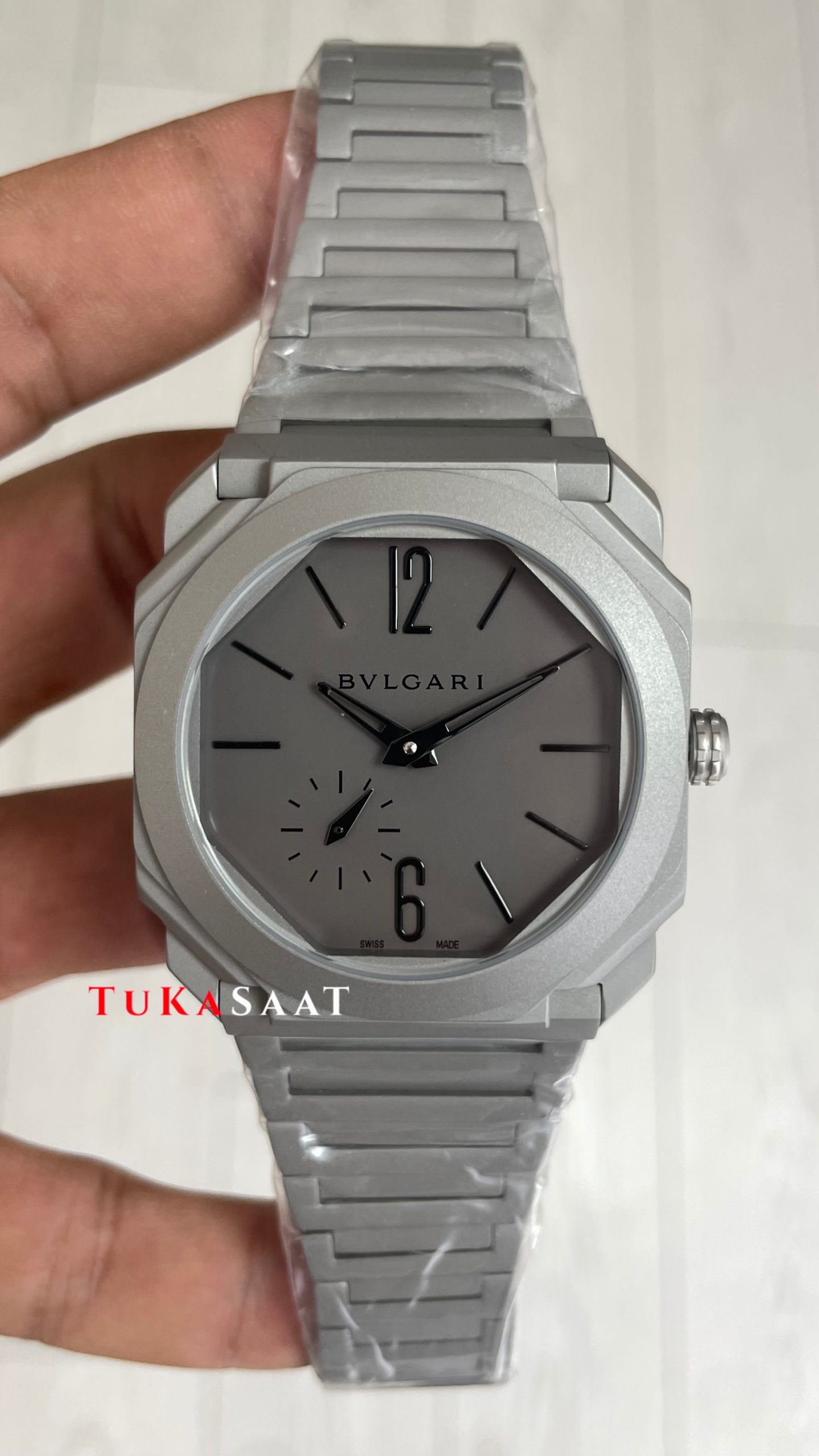 Bulgari Octo Finissimo Extra Thin Grey 102713 Eta Replika Saat Bulgari Octo Finissimo Extra Thin Grey 102713 Eta Replika Saat