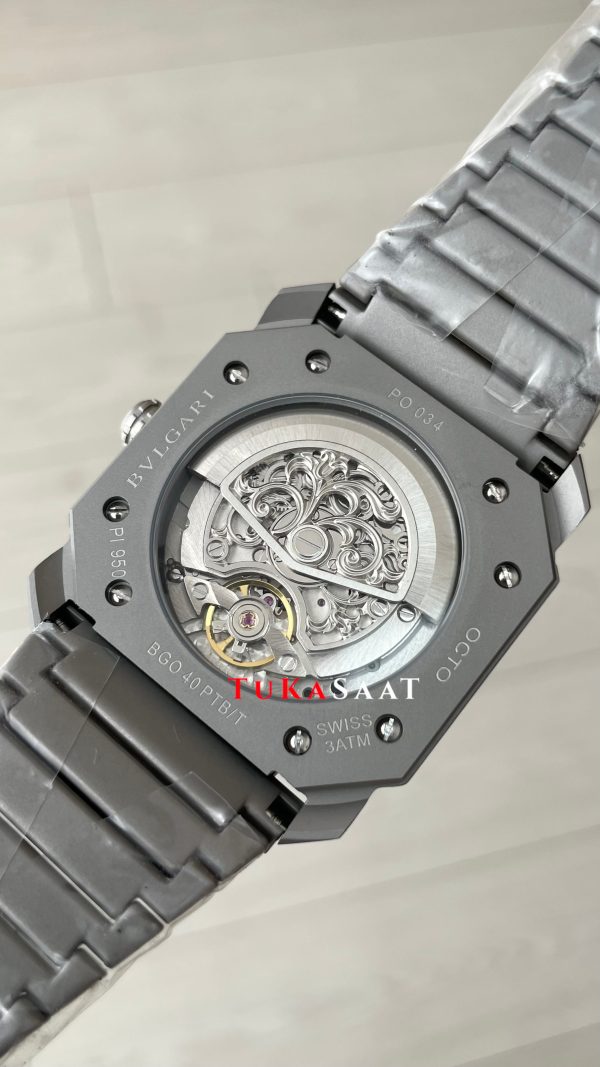 Bulgari Octo Finissimo Extra Thin Grey 102713 Eta Replika Saat Bulgari Octo Finissimo Extra Thin Grey 102713 Eta Replika Saat