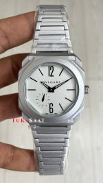 Bulgari Octo Finissimo Extra Thin Silver 103011 Beyaz Eta Replika Saat