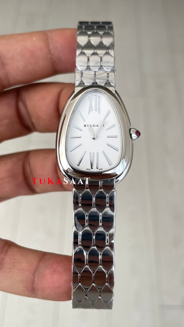 Bulgari Serpenti Seduttori Beyaz 103141 33mm Super Clone ETA Swiss BV Factory