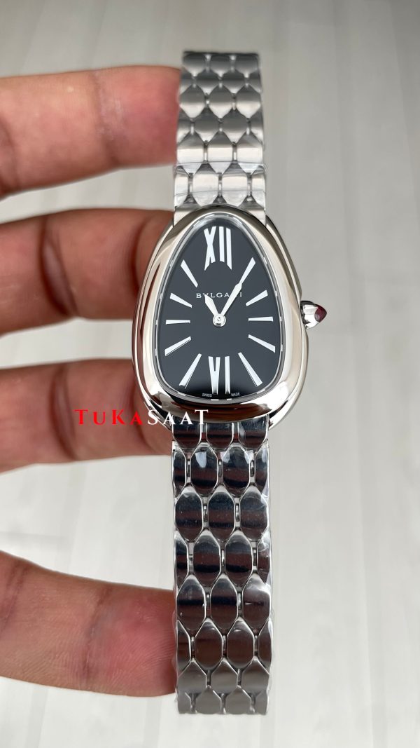 Bulgari Serpenti Seduttori Siyah 103952 33mm Super Clone ETA Swiss BV Factory