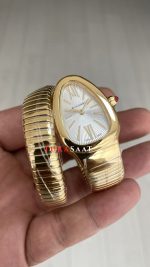 Bulgari Serpenti Tubogas Beyaz Kadran 101924 Gold 35mm Kadın Kol Saati