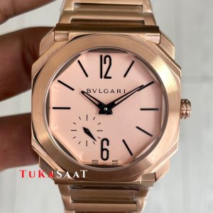 Bvlgari Octo Finissimo Extra Thin Rose 102912 Eta Replika Saat