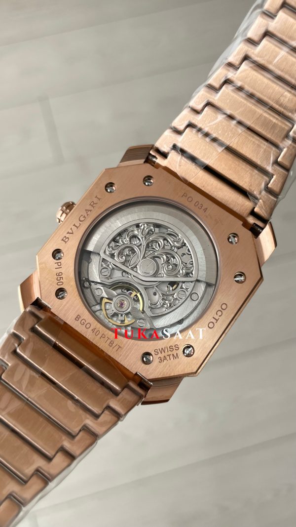 Bvlgari Octo Finissimo Extra Thin Rose 102912 Eta Replika Saat Bvlgari Octo Finissimo Extra Thin Rose 102912 Eta Replika Saat