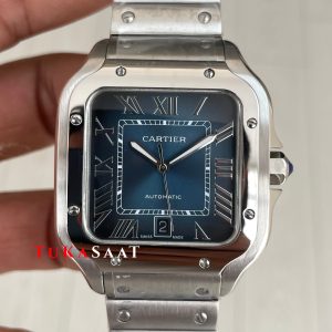 Cartier De Santos WSSA0030 Mavi Replika Saat