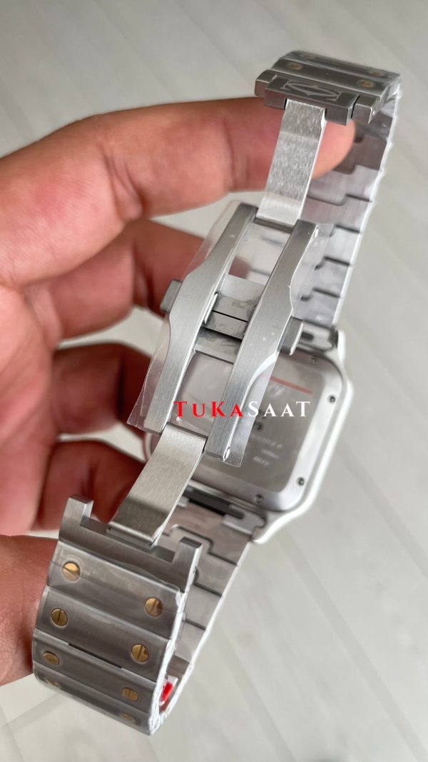 Cartier Santos Large W2SA0009 Beyaz 40mm Super Clone ETA Swiss BV Factory Cartier Santos Large W2SA0009 Beyaz 40mm Super Clone ETA Swiss BV Factory