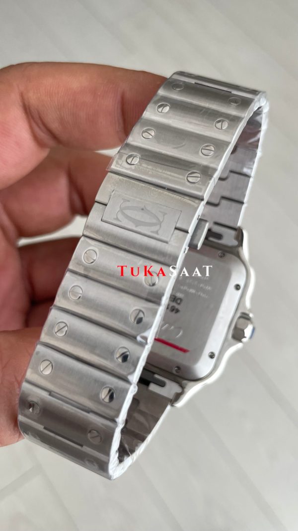 Cartier Santos Large WSSA0018 Beyaz 40mm Super Clone ETA Swiss BV Factory Cartier Santos Large WSSA0018 Beyaz 40mm Super Clone ETA Swiss BV Factory