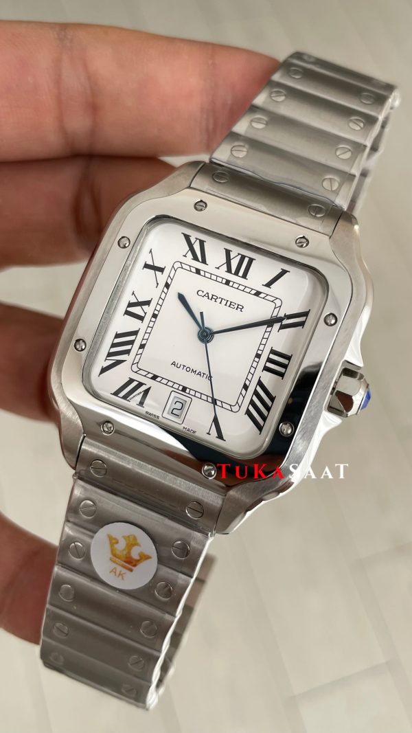 Cartier Santos WSSA0018 Beyaz Large 40mm Cartier Santos WSSA0018 Beyaz Large 40mm