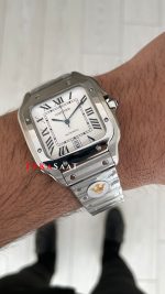 Cartier Santos WSSA0018 Beyaz Large 40mm