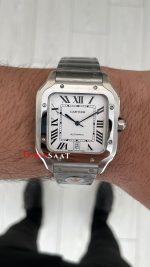 Cartier Santos WSSA0018 Beyaz Large 40mm