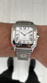 Cartier Santos WSSA0018 Beyaz Large 40mm