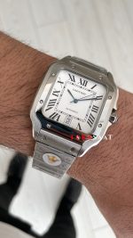 Cartier Santos WSSA0018 Beyaz Large 40mm