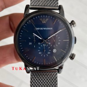 Emporio Armani AR 1979 Mavi Hasır PVD Black