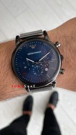 Emporio Armani AR 1979 Mavi Hasır PVD Black