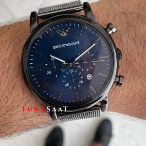 Emporio Armani AR 1979 Mavi Hasır PVD Black