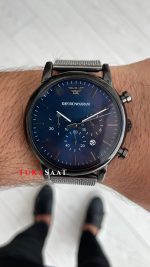 Emporio Armani AR 1979 Mavi Hasır PVD Black