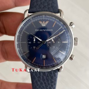 Emporio Armani AR11105 Mavi Deri