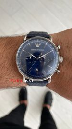 Emporio Armani AR11105 Mavi Deri