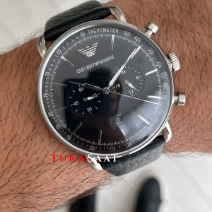 Emporio Armani AR11143 Siyah Deri