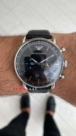Emporio Armani AR11143 Siyah Deri