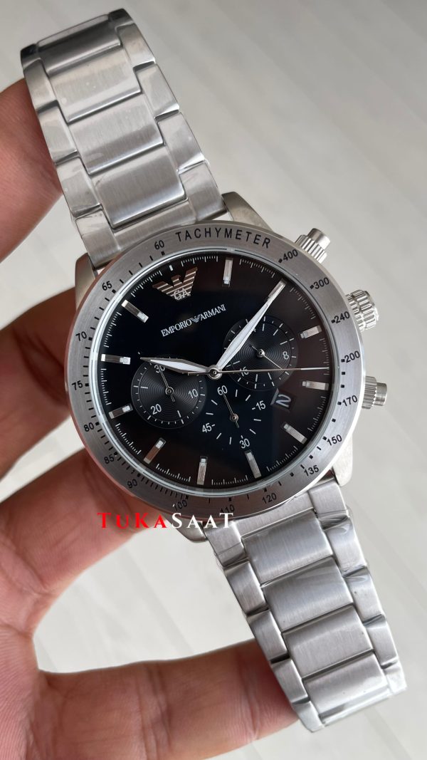Emporio Armani AR11241 Siyah Replika Saat Emporio Armani AR11241 Siyah Replika Saat
