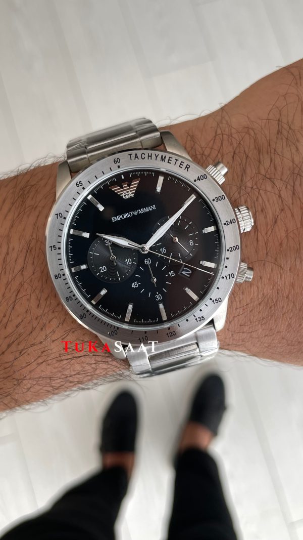 Emporio Armani AR11241 Siyah Replika Saat Emporio Armani AR11241 Siyah Replika Saat