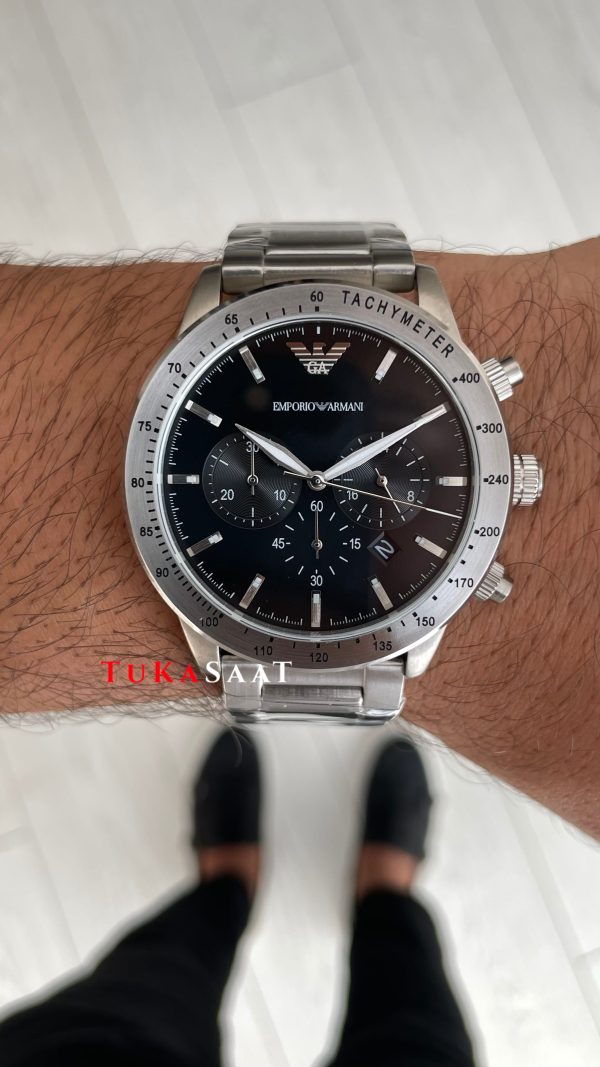 Emporio Armani AR11241 Siyah Replika Saat Emporio Armani AR11241 Siyah Replika Saat