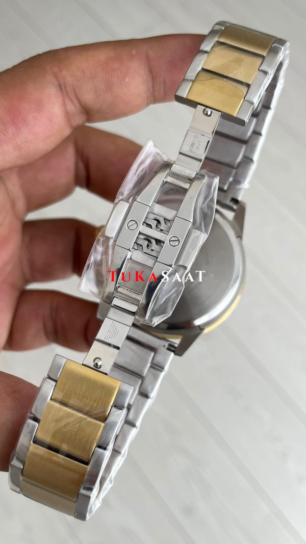 Emporio Armani AR11241 Siyah Two Tone Gold Emporio Armani AR11241 Siyah Two Tone Gold