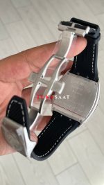 Franck Muller Vanguard Chronograph Siyah V45CCDT Silver 44mm Super Clone Swiss ETA Saat ABF Factory