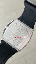 Franck Muller Vanguard Yachting Chronograph Siyah V45CCDT Silver 44mm Super Clone Swiss ETA Saat ABF Factory